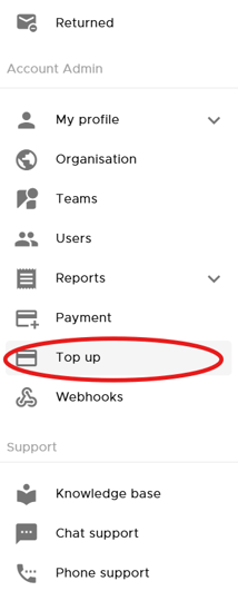11 How to do manual top-ups