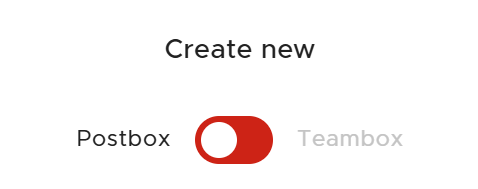 Create a Postbox on Postworks portal