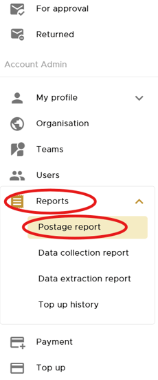 34 How to download Postage Reports as an Administrator on Postworks portal