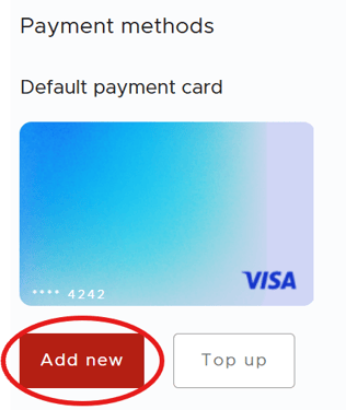 6.01 How to manage your payment methods
