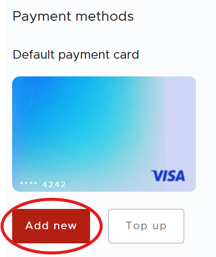 How to manage your payment methods