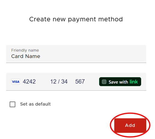 6.2 How to manage your payment methods