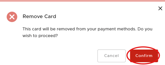 6.5 How to manage your payment methods
