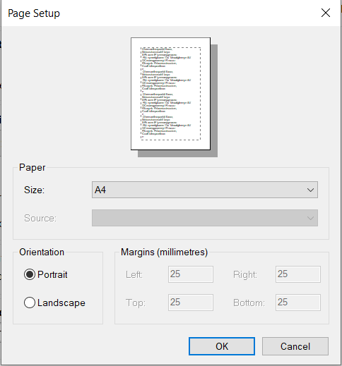 pdf page size change to a4